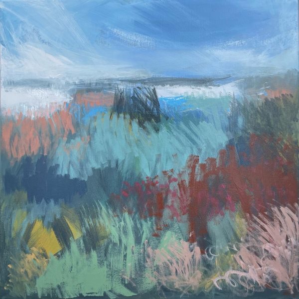Fen - a painting by lanscape East Anglian artist Claire Oxley