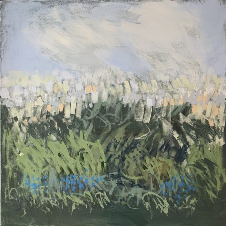 Hidden Forget-Me-Nots. A painting by east Anglian artist Claire Oxley