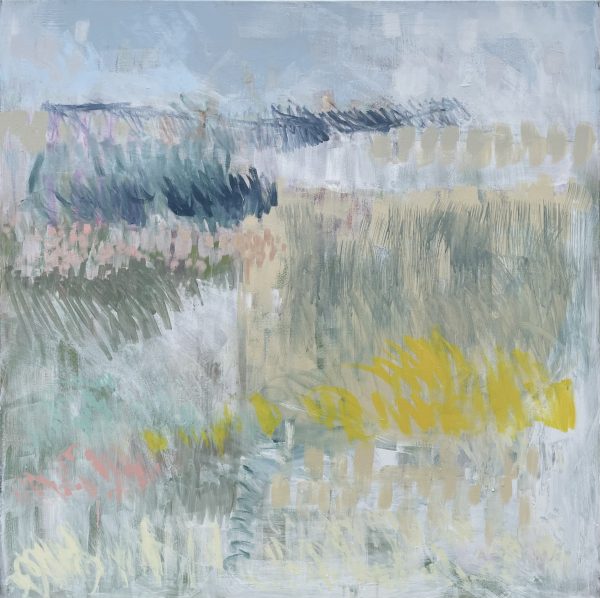 Coastward - a painting of the North Norfolk coast by Claire Oxley