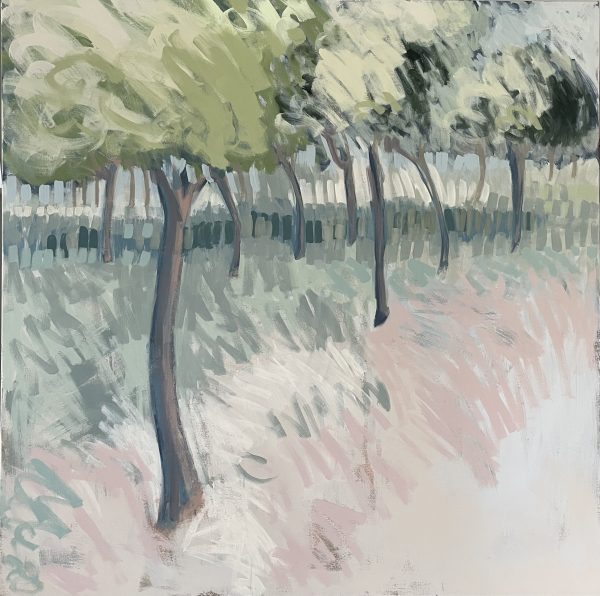 Summer Trees, a painting by east Anglian artist Claire Oxley